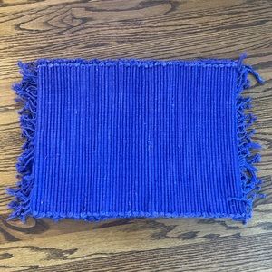 6x Purple Woven Placemats